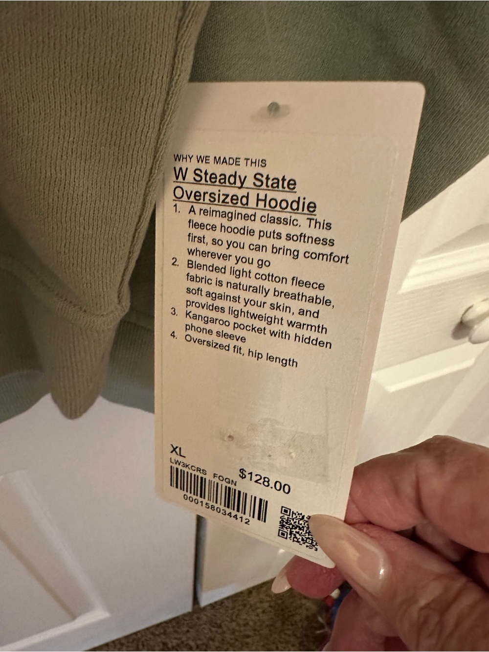 lululemon athletica Sage Green Relaxed Pullover Hoodie - Picture 3 of 3